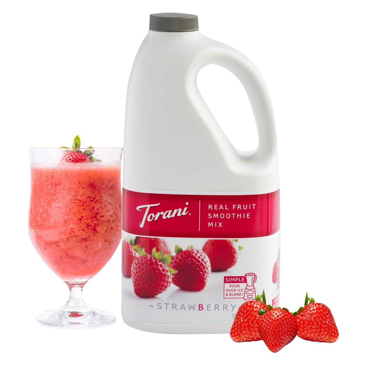 Torani Real Fruit Smoothie Strawberry Banana Mix