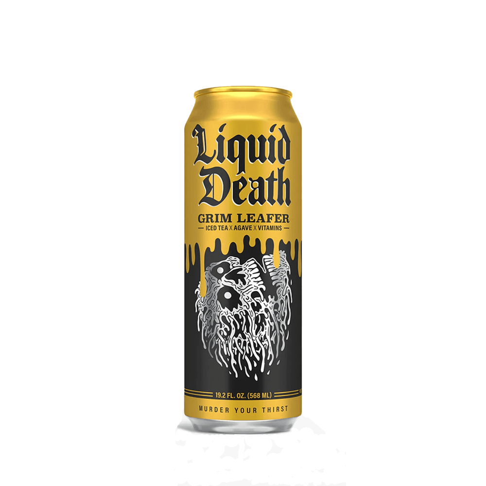 Liquid Death Iced Tea - Grim Leafer