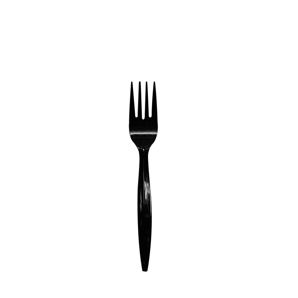 Karat PP Black Medium-Weight Forks
