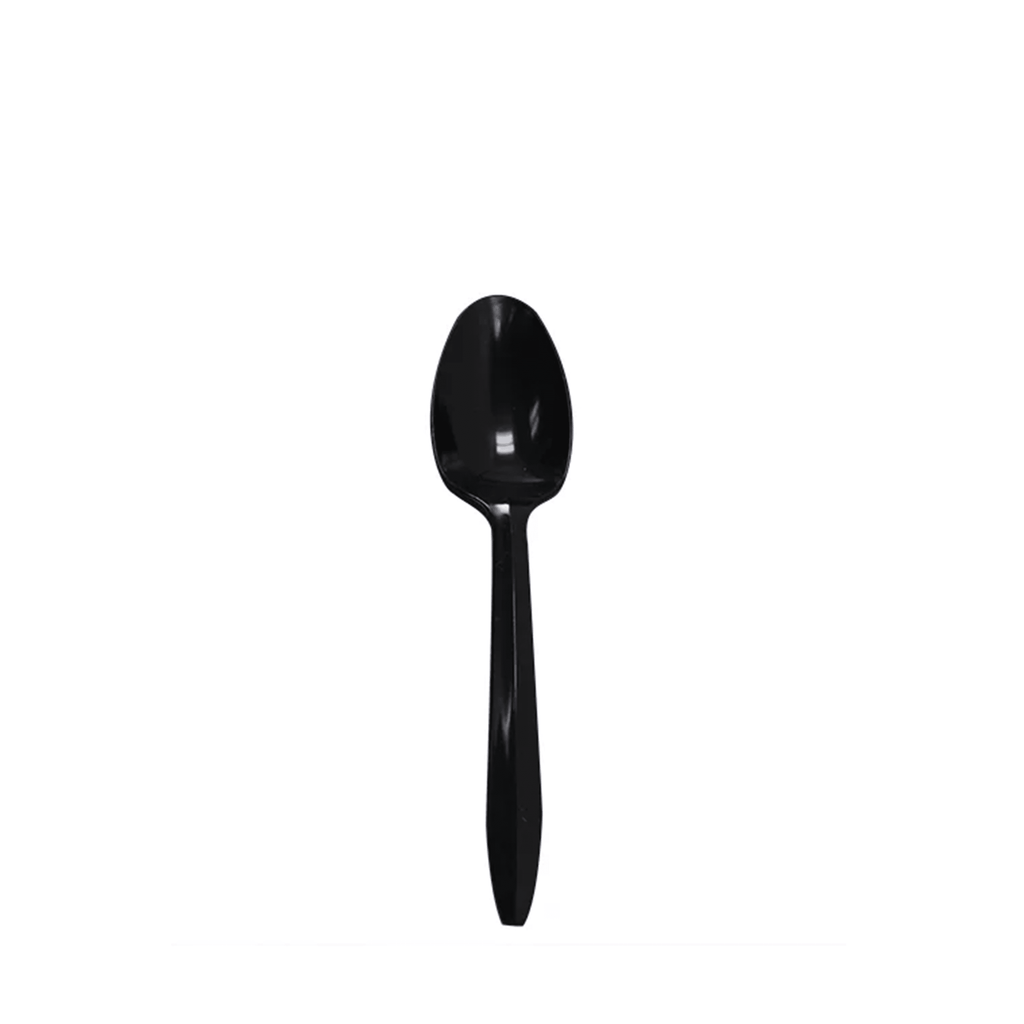 Karat PP Black Medium-Weight Tea Spoons
