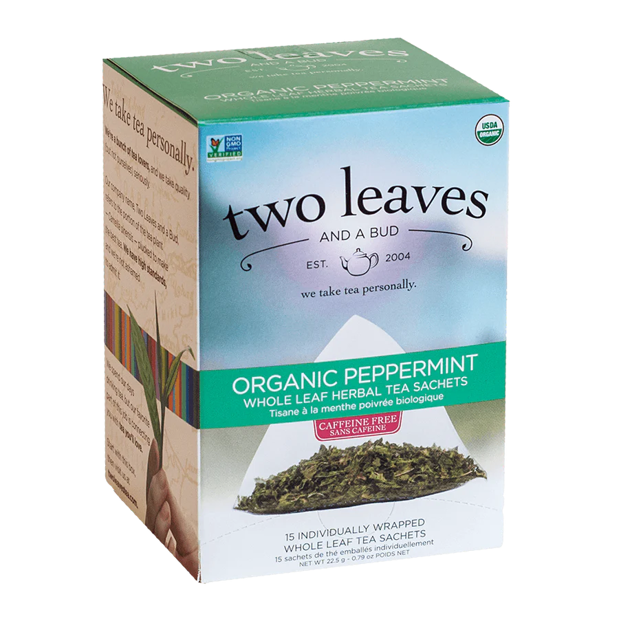 
                  
                    Two Leaves and a Bud Organic Peppermint Tea
                  
                