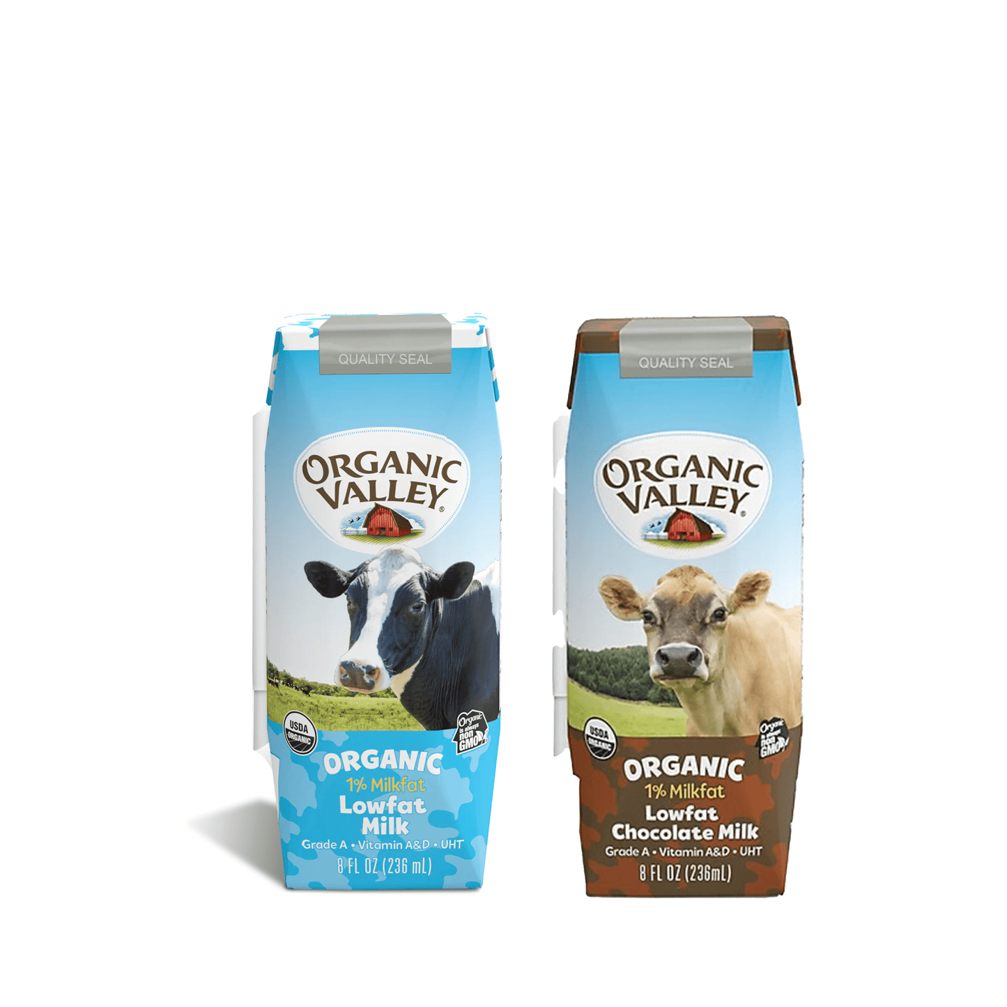 Organic Valley Single Serve Milks - 2 Mixed Cases