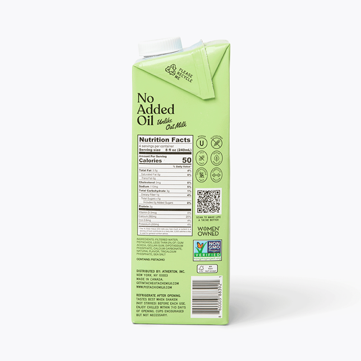 
                  
                    Táche Unsweetened Barista Edition Pistachio Nut Milk - 12 Cartons
                  
                