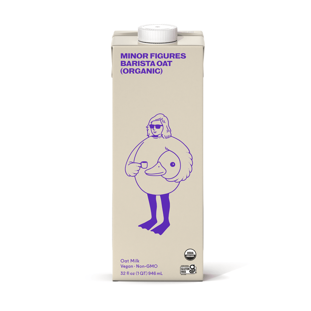 Minor Figures Organic Barista Oat Milk - 12 Cartons