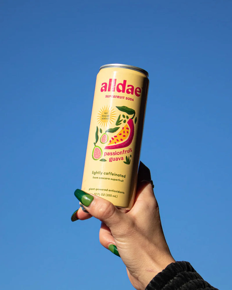 
                  
                    Alldae Superfruit Soda - Passionfruit Guava
                  
                