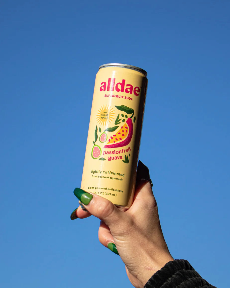 
                  
                    Alldae Superfruit Soda - Passionfruit Guava
                  
                