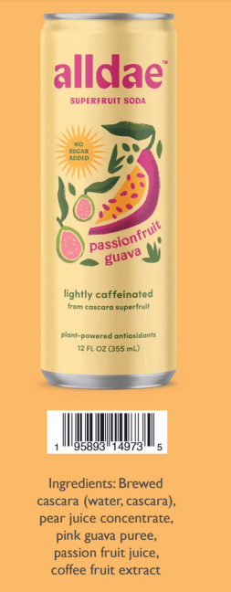 
                  
                    Alldae Superfruit Soda - Passionfruit Guava
                  
                