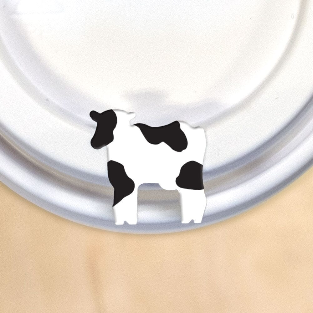 Cruzin Cap - Black on White Cows