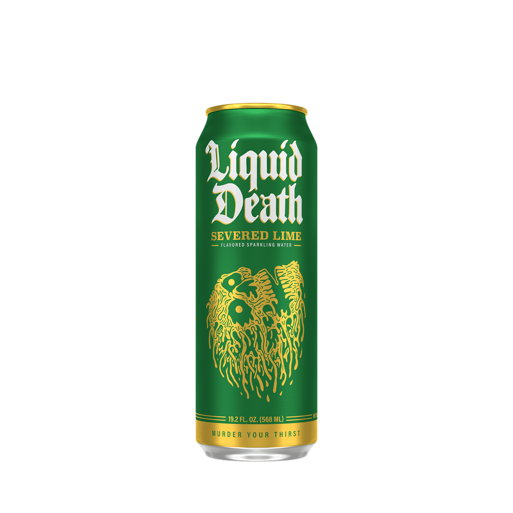 Liquid Death Sparkling Water Severed Lime