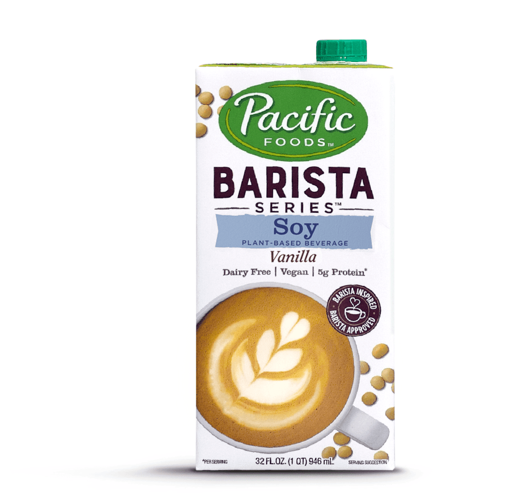 Pacific Foods Barista Series Vanilla Soy Milk - 12 cartons