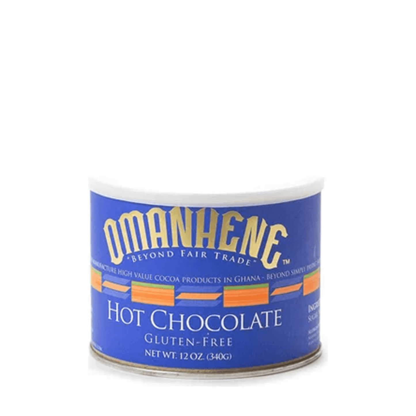 Omanhene - Hot Chocolate Mix (All Natural, Sweetened) - 12oz Can